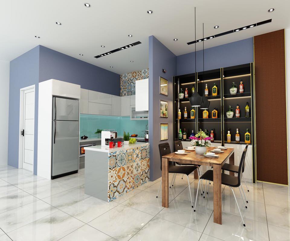 THIẾT KẾ, THI CÔNG TỦ BẾP ANH NHÂN - CHUNG CƯ PHẠM VIẾT CHÁNH, BÌNH THẠNH
