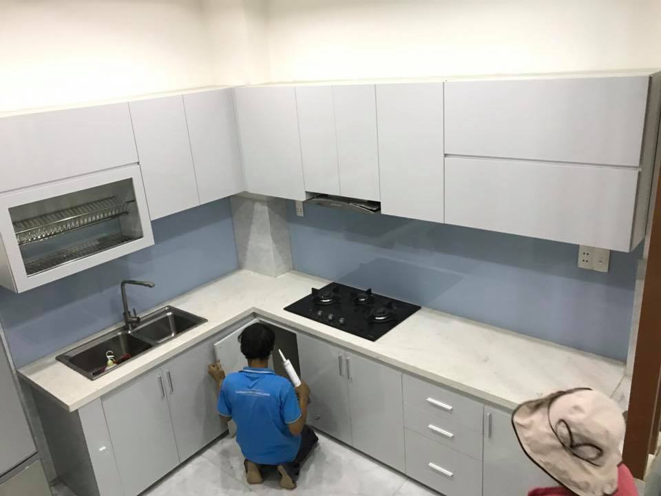 THIẾT KẾ THI CÔNG TỦ BẾP ANH ĐẠT - QUẬN 12