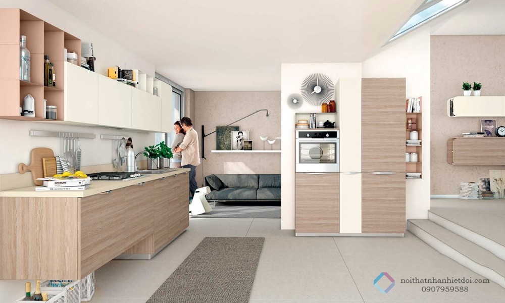 TỦ BẾP LAMINATE 001