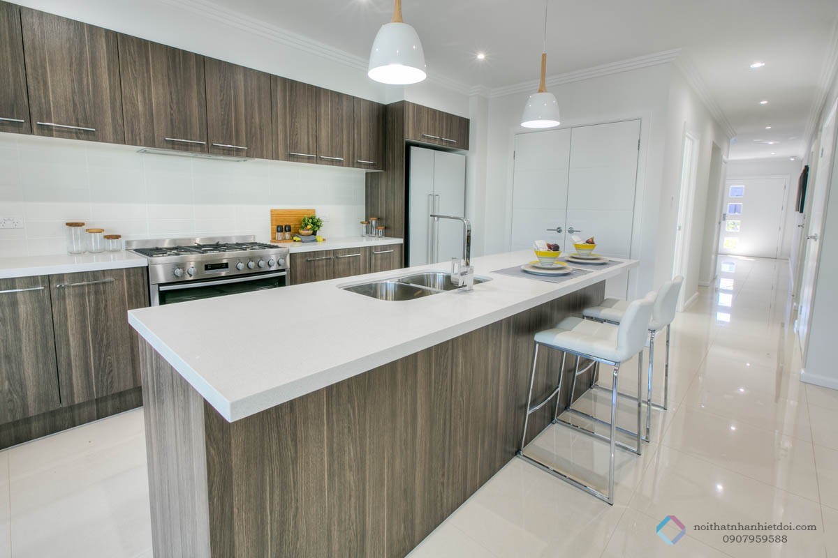 TỦ BẾP LAMINATE 006