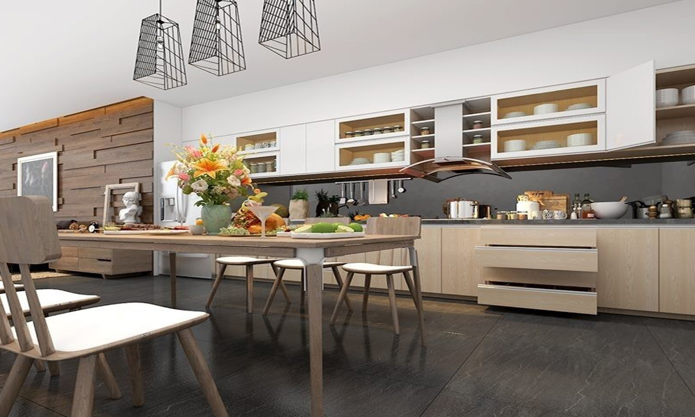 TỦ BẾP LAMINATE 002