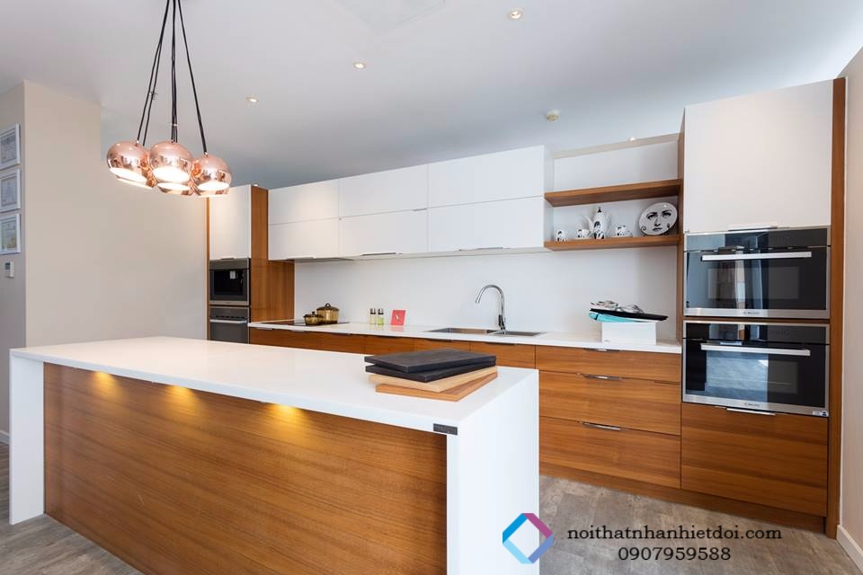 TỦ BẾP MELAMINE 002