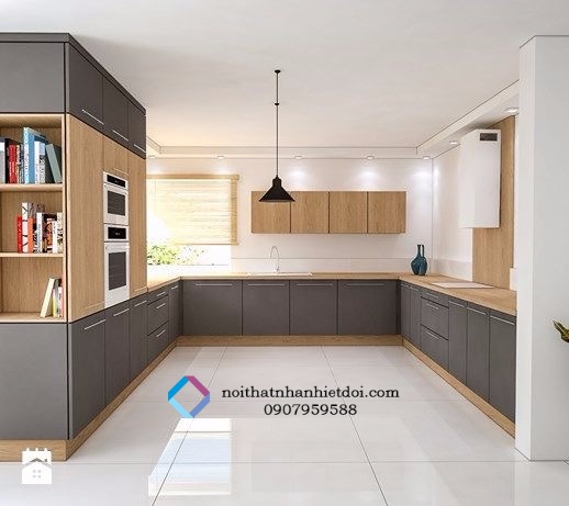 TỦ BẾP MELAMINE 005