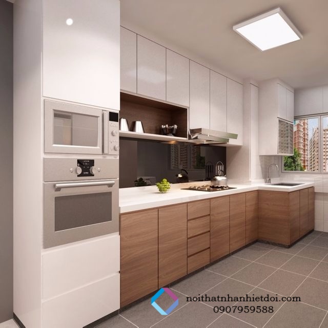 TỦ BẾP MELAMINE 006