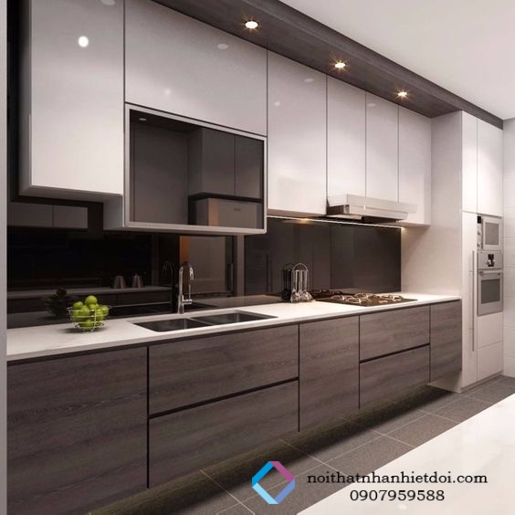 TỦ BẾP MELAMINE 007
